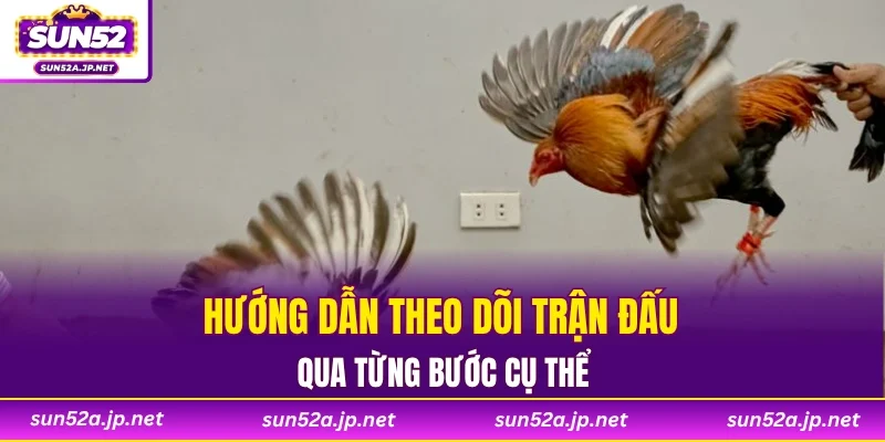 Hướng dẫn theo dõi trận đấu qua từng bước cụ thể