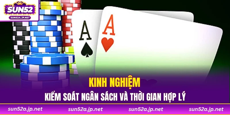 Kinh nghiệm kiểm soát ngân sách và thời gian hợp lý