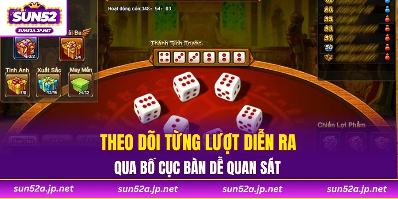 Theo dõi lịch sử kết quả xí ngầu Online SUN52